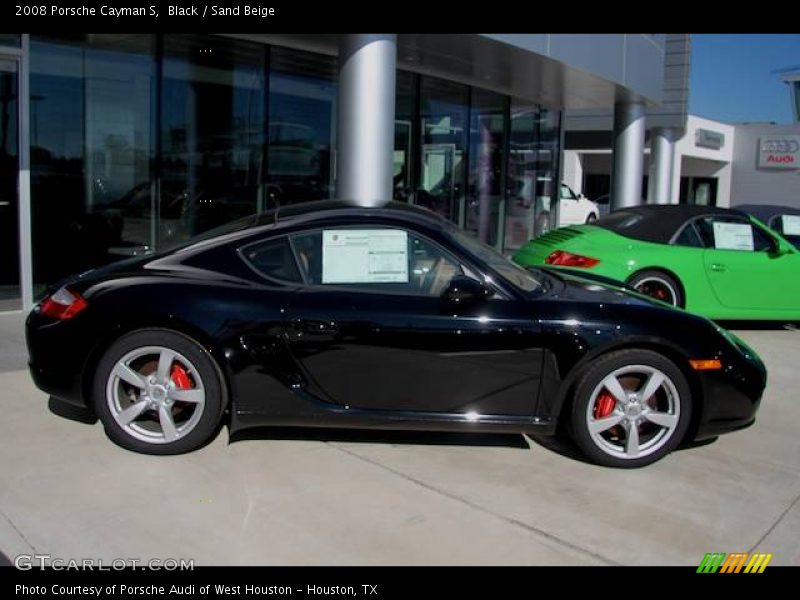 Black / Sand Beige 2008 Porsche Cayman S