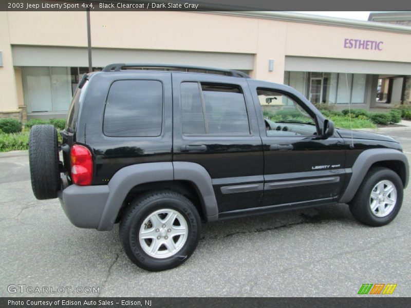 Black Clearcoat / Dark Slate Gray 2003 Jeep Liberty Sport 4x4