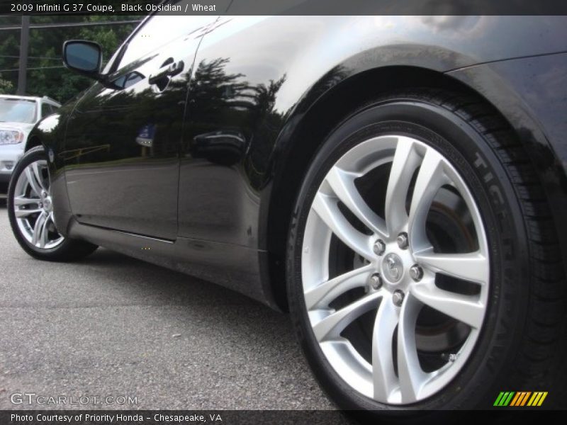 Black Obsidian / Wheat 2009 Infiniti G 37 Coupe