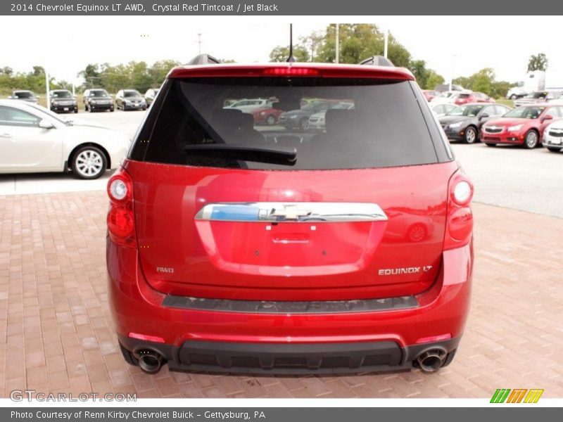 Crystal Red Tintcoat / Jet Black 2014 Chevrolet Equinox LT AWD