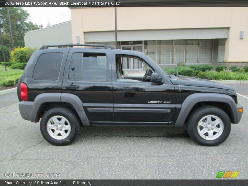 Black Clearcoat / Dark Slate Gray 2003 Jeep Liberty Sport 4x4