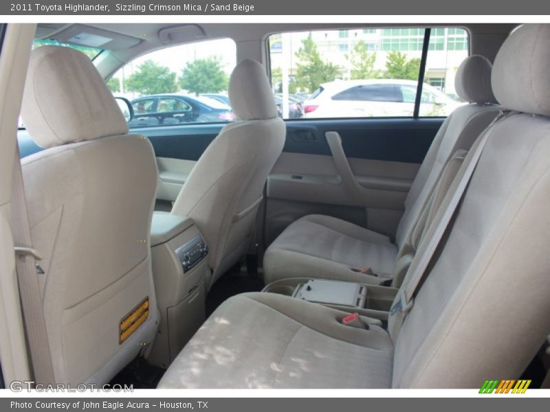 Sizzling Crimson Mica / Sand Beige 2011 Toyota Highlander