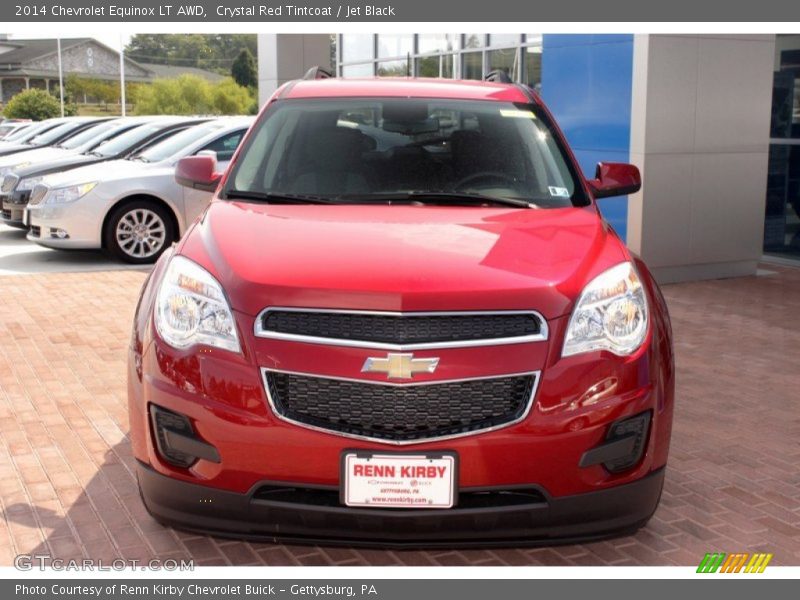 Crystal Red Tintcoat / Jet Black 2014 Chevrolet Equinox LT AWD