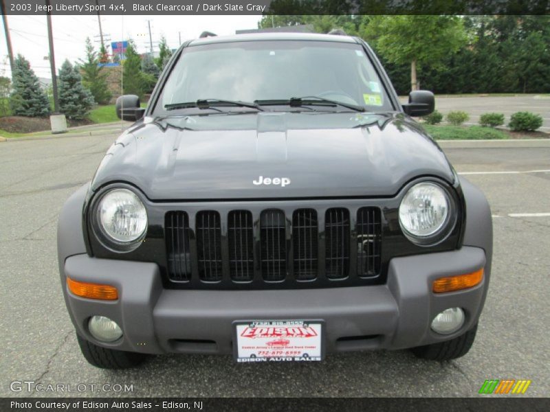 Black Clearcoat / Dark Slate Gray 2003 Jeep Liberty Sport 4x4