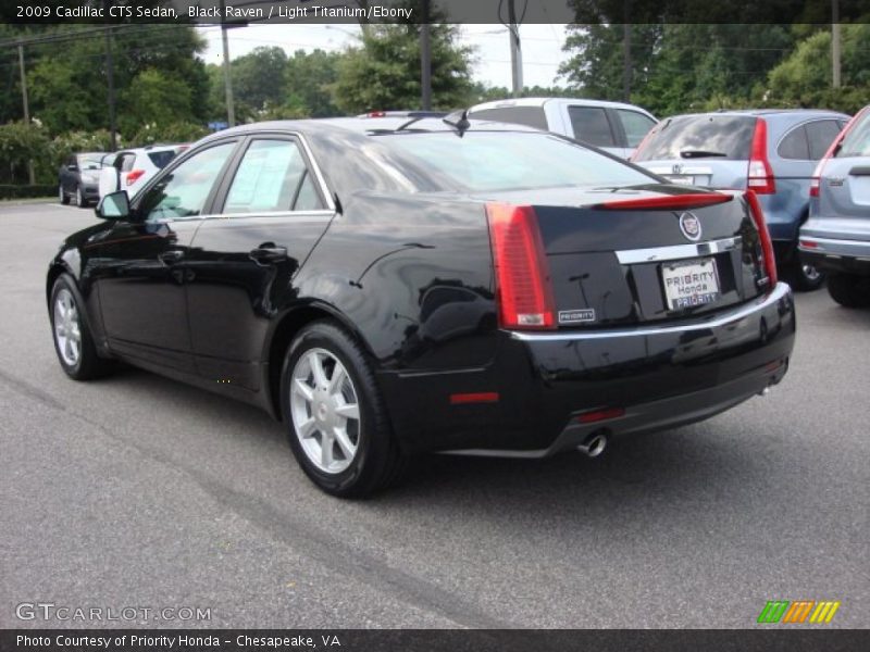 Black Raven / Light Titanium/Ebony 2009 Cadillac CTS Sedan