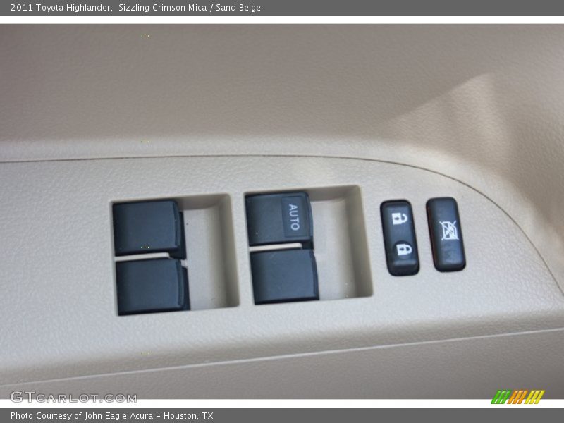 Sizzling Crimson Mica / Sand Beige 2011 Toyota Highlander