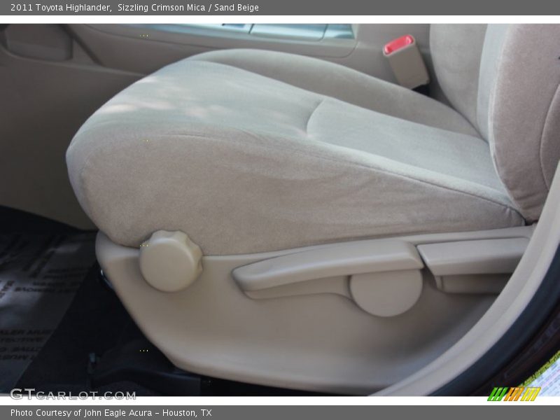 Sizzling Crimson Mica / Sand Beige 2011 Toyota Highlander