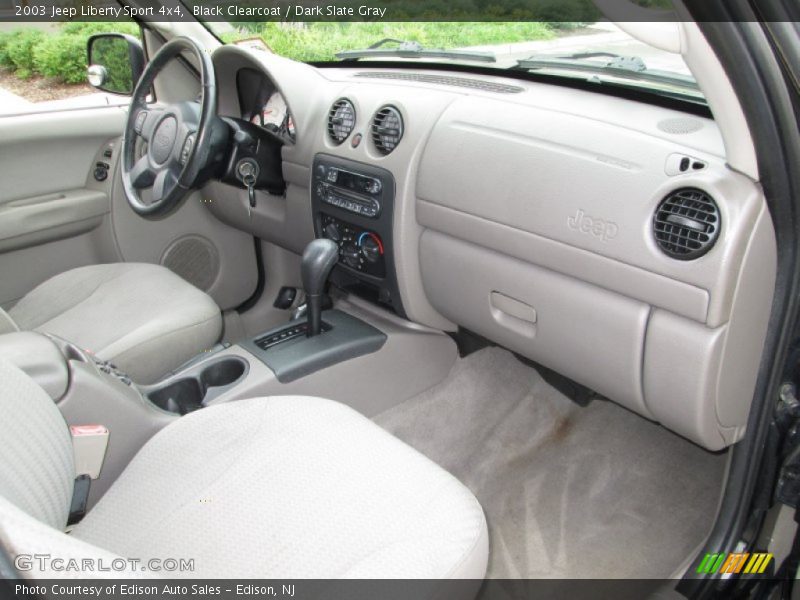 Black Clearcoat / Dark Slate Gray 2003 Jeep Liberty Sport 4x4