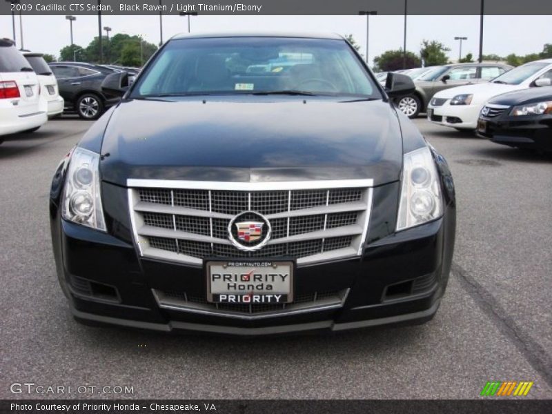 Black Raven / Light Titanium/Ebony 2009 Cadillac CTS Sedan