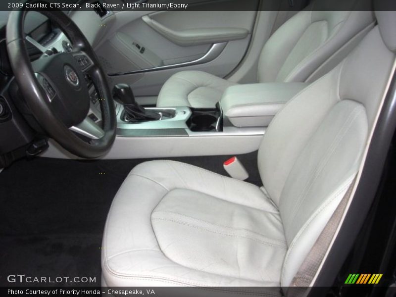 Black Raven / Light Titanium/Ebony 2009 Cadillac CTS Sedan