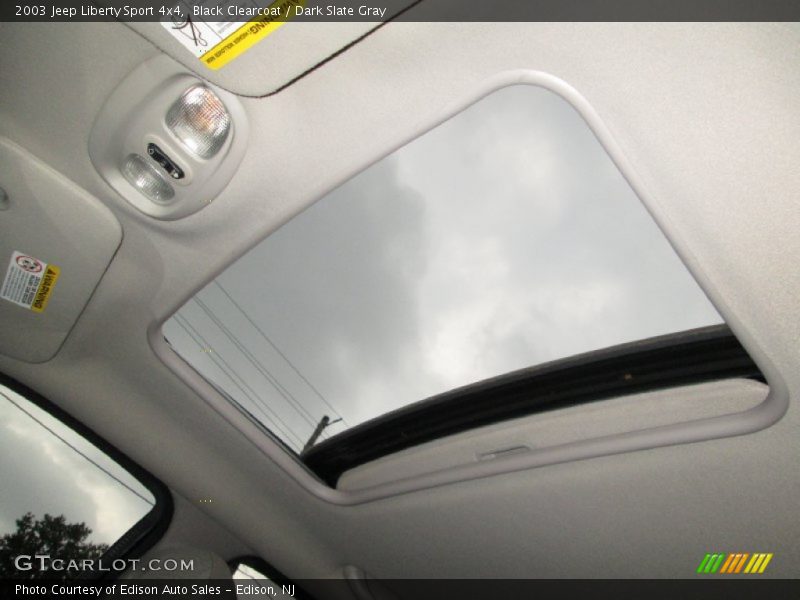 Black Clearcoat / Dark Slate Gray 2003 Jeep Liberty Sport 4x4