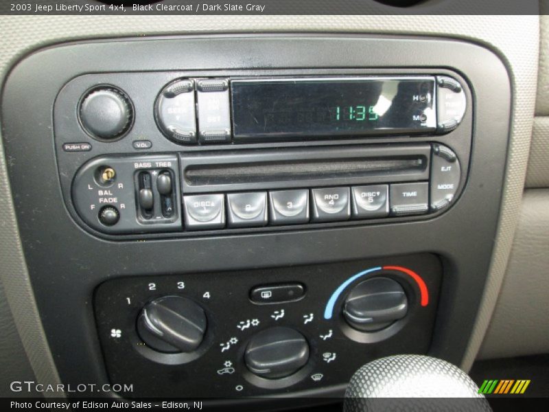 Black Clearcoat / Dark Slate Gray 2003 Jeep Liberty Sport 4x4