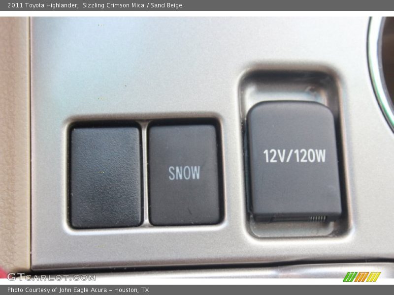 Sizzling Crimson Mica / Sand Beige 2011 Toyota Highlander