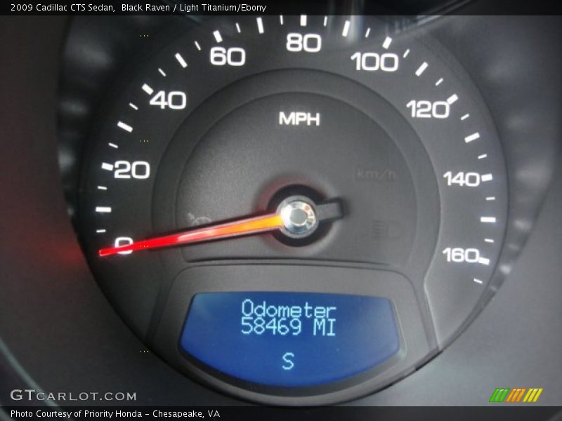 Black Raven / Light Titanium/Ebony 2009 Cadillac CTS Sedan