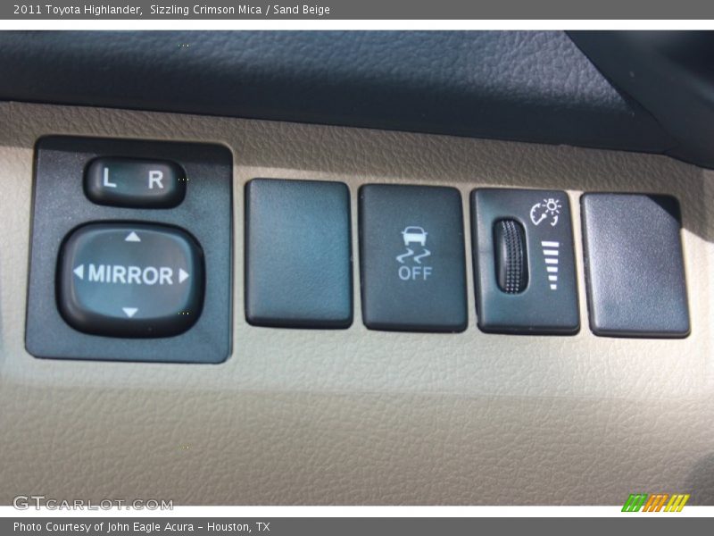 Sizzling Crimson Mica / Sand Beige 2011 Toyota Highlander