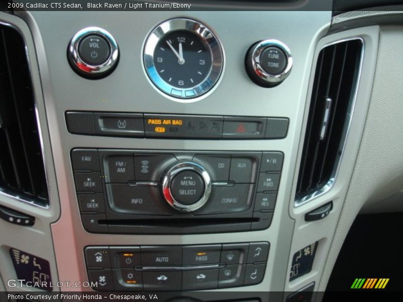 Black Raven / Light Titanium/Ebony 2009 Cadillac CTS Sedan