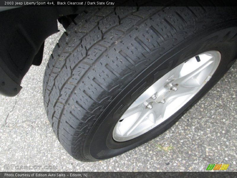 Black Clearcoat / Dark Slate Gray 2003 Jeep Liberty Sport 4x4