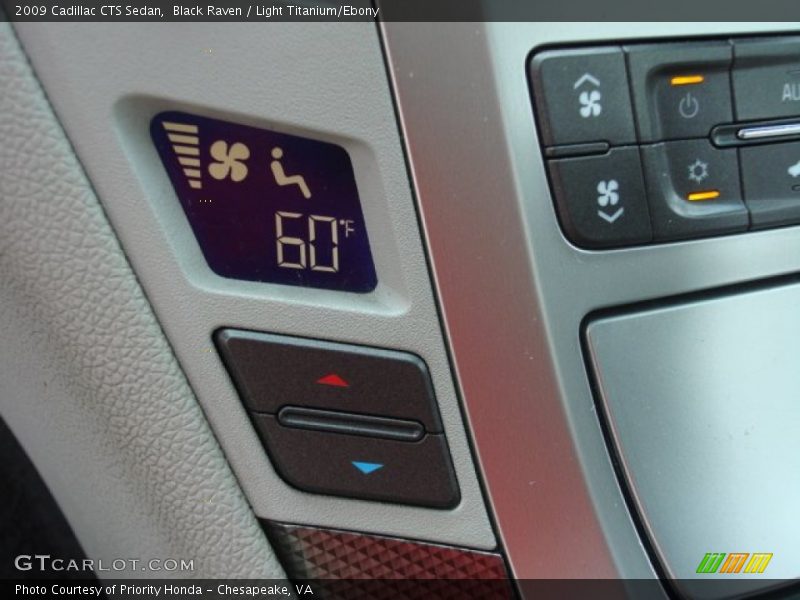 Black Raven / Light Titanium/Ebony 2009 Cadillac CTS Sedan