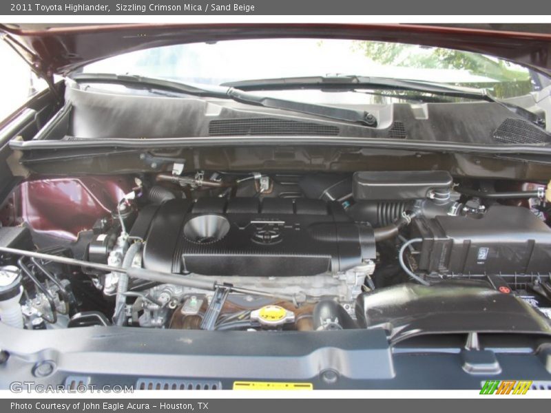 Sizzling Crimson Mica / Sand Beige 2011 Toyota Highlander