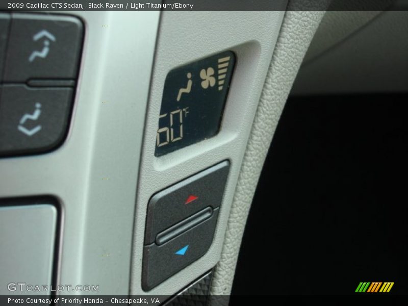 Black Raven / Light Titanium/Ebony 2009 Cadillac CTS Sedan