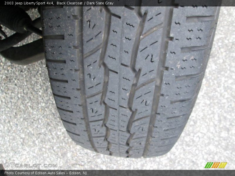 Black Clearcoat / Dark Slate Gray 2003 Jeep Liberty Sport 4x4