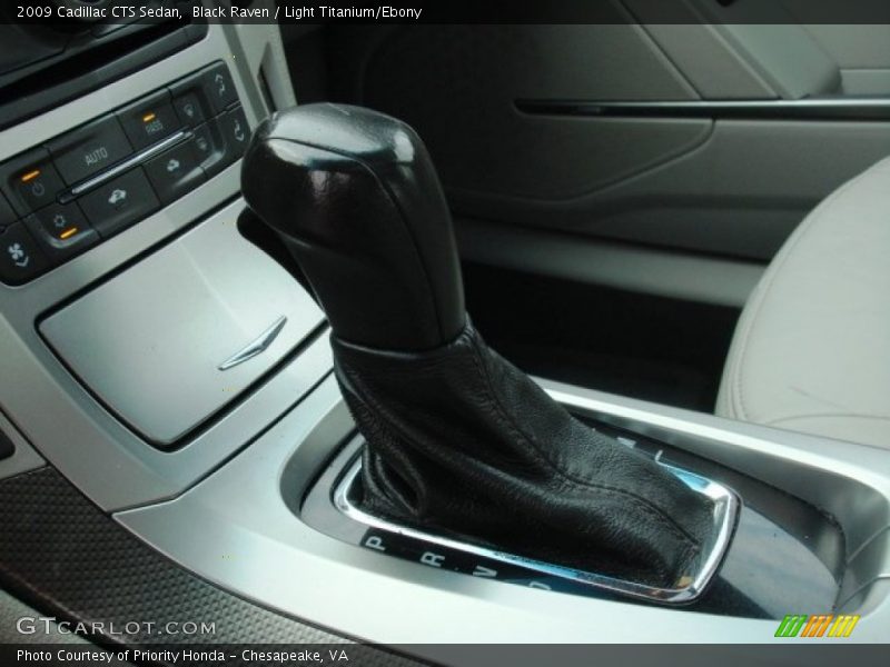 Black Raven / Light Titanium/Ebony 2009 Cadillac CTS Sedan