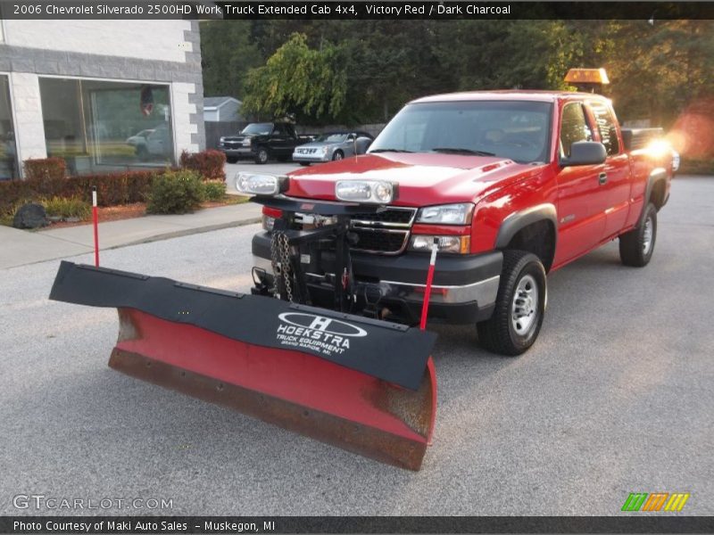 Victory Red / Dark Charcoal 2006 Chevrolet Silverado 2500HD Work Truck Extended Cab 4x4