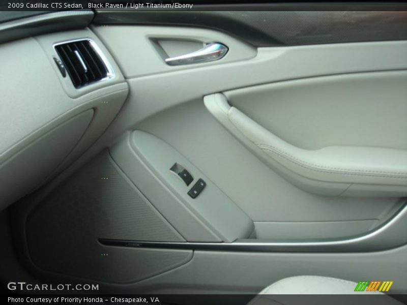 Black Raven / Light Titanium/Ebony 2009 Cadillac CTS Sedan