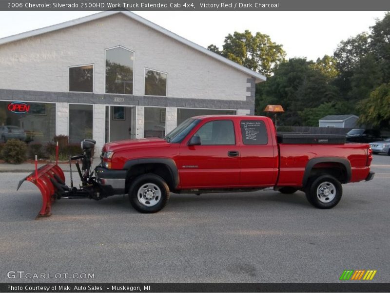 Victory Red / Dark Charcoal 2006 Chevrolet Silverado 2500HD Work Truck Extended Cab 4x4