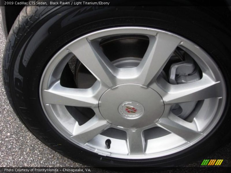 Black Raven / Light Titanium/Ebony 2009 Cadillac CTS Sedan