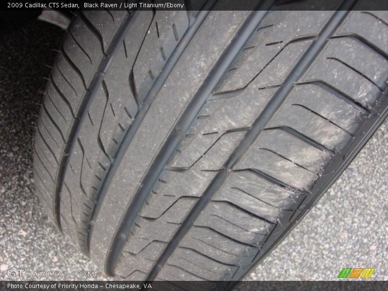 Black Raven / Light Titanium/Ebony 2009 Cadillac CTS Sedan