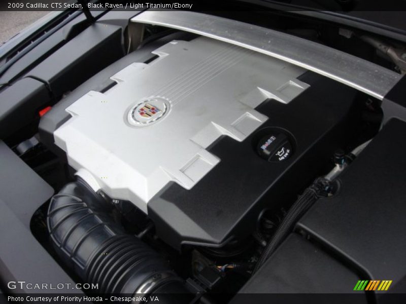 Black Raven / Light Titanium/Ebony 2009 Cadillac CTS Sedan