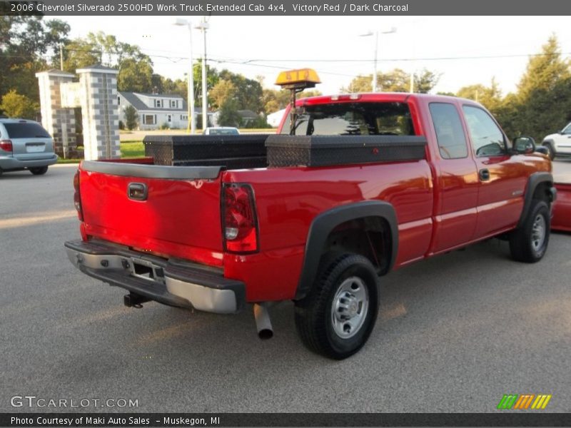 Victory Red / Dark Charcoal 2006 Chevrolet Silverado 2500HD Work Truck Extended Cab 4x4