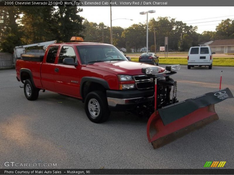 Victory Red / Dark Charcoal 2006 Chevrolet Silverado 2500HD Work Truck Extended Cab 4x4