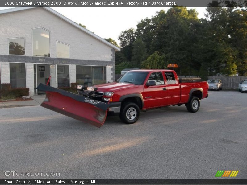 Victory Red / Dark Charcoal 2006 Chevrolet Silverado 2500HD Work Truck Extended Cab 4x4