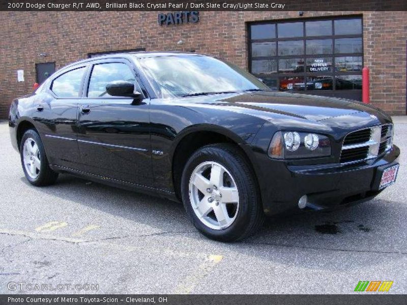 Brilliant Black Crystal Pearl / Dark Slate Gray/Light Slate Gray 2007 Dodge Charger R/T AWD
