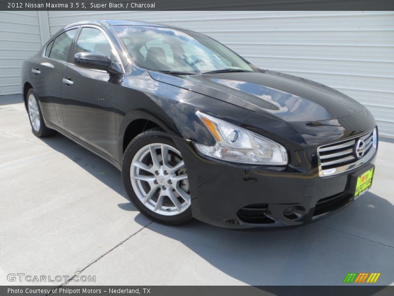 Super Black / Charcoal 2012 Nissan Maxima 3.5 S