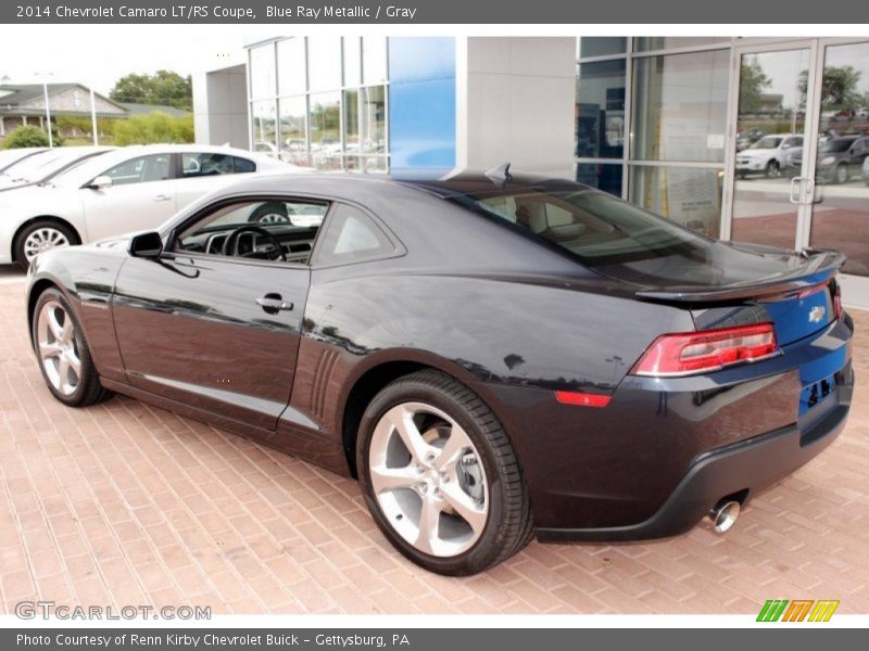 Blue Ray Metallic / Gray 2014 Chevrolet Camaro LT/RS Coupe