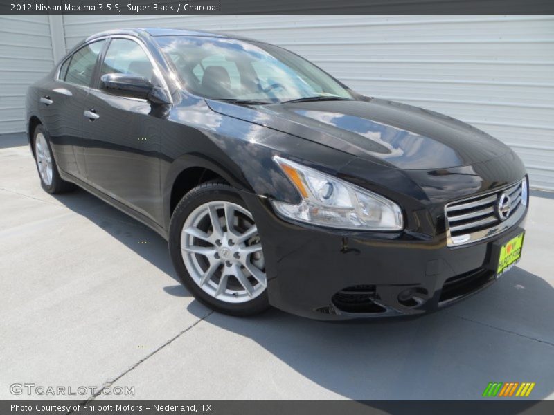 Super Black / Charcoal 2012 Nissan Maxima 3.5 S