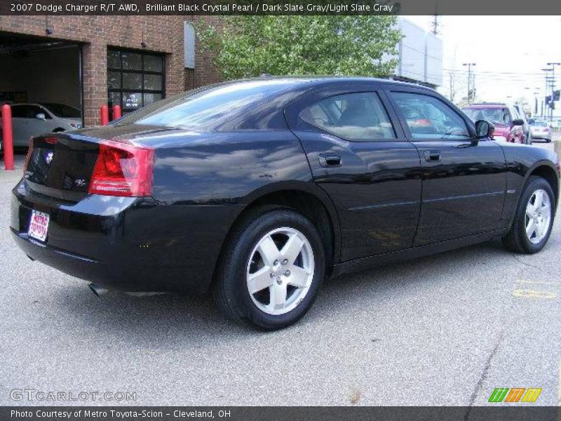 Brilliant Black Crystal Pearl / Dark Slate Gray/Light Slate Gray 2007 Dodge Charger R/T AWD