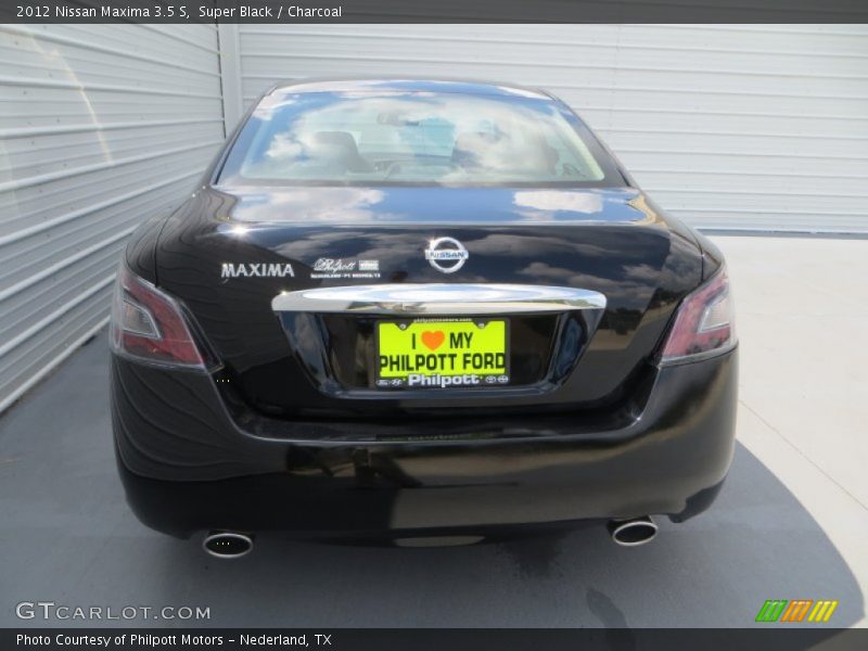 Super Black / Charcoal 2012 Nissan Maxima 3.5 S