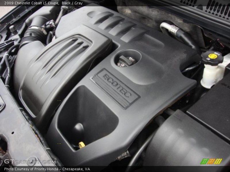 Black / Gray 2009 Chevrolet Cobalt LS Coupe