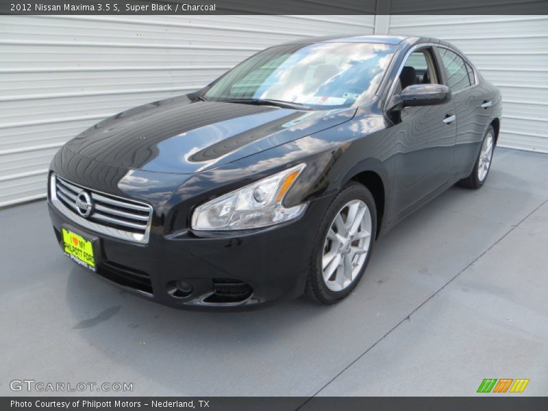 Super Black / Charcoal 2012 Nissan Maxima 3.5 S