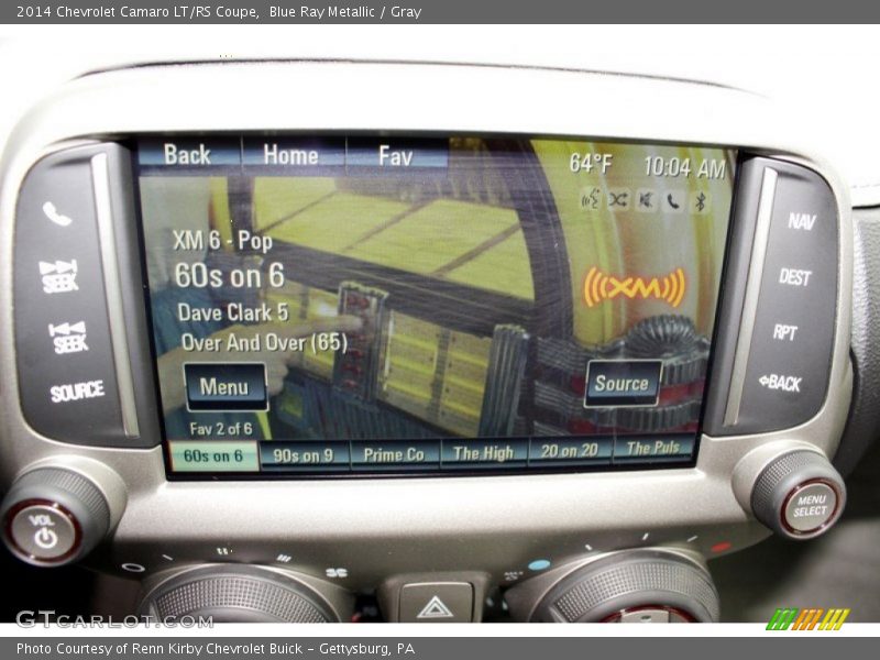 Blue Ray Metallic / Gray 2014 Chevrolet Camaro LT/RS Coupe