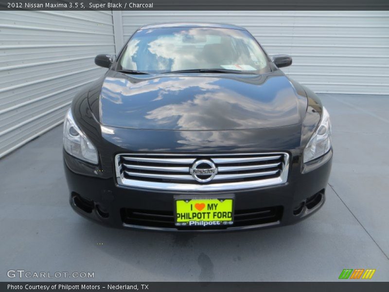 Super Black / Charcoal 2012 Nissan Maxima 3.5 S