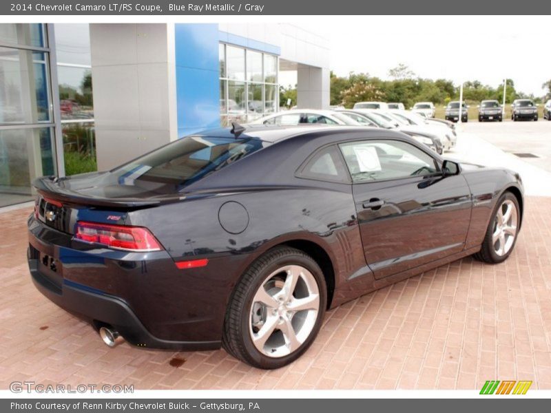 Blue Ray Metallic / Gray 2014 Chevrolet Camaro LT/RS Coupe