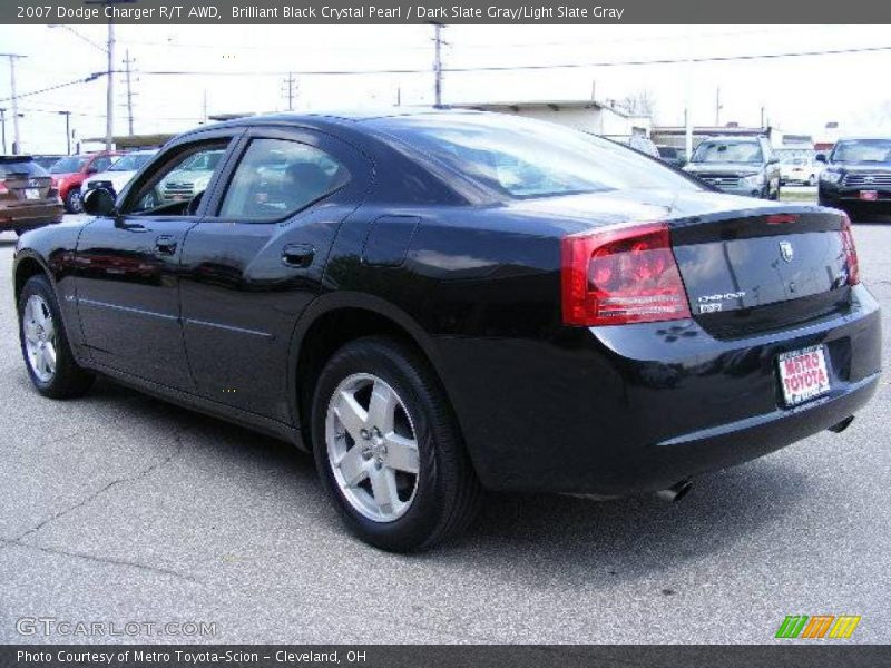 Brilliant Black Crystal Pearl / Dark Slate Gray/Light Slate Gray 2007 Dodge Charger R/T AWD