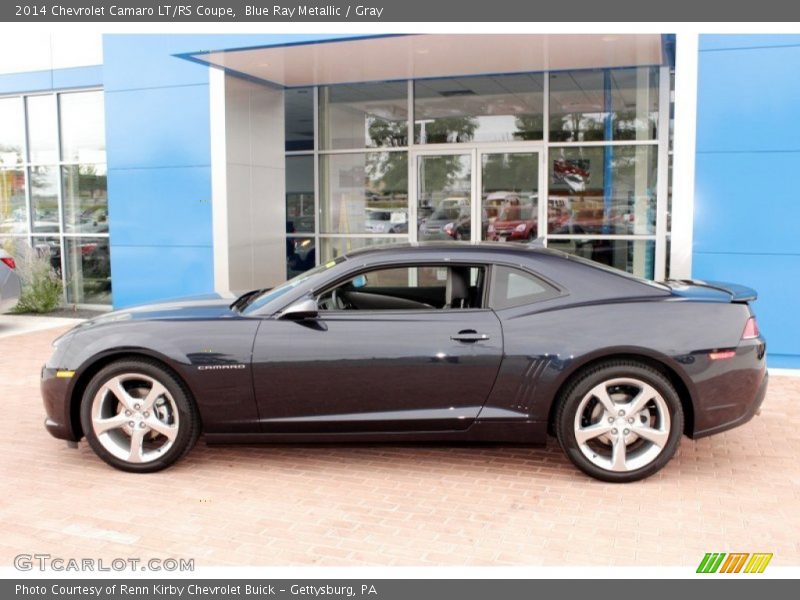 Blue Ray Metallic / Gray 2014 Chevrolet Camaro LT/RS Coupe
