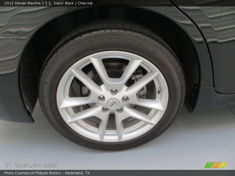 Super Black / Charcoal 2012 Nissan Maxima 3.5 S