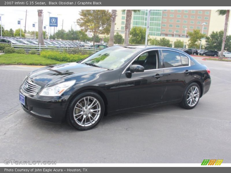 Black Obsidian / Graphite Black 2007 Infiniti G 35 Sedan